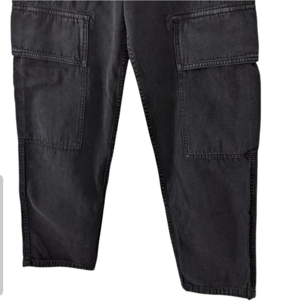 COH Zadie High Rise Surplus Cargo Linen Blend Pants in  Washed Black sz 23 NWT - Picture 7 of 15